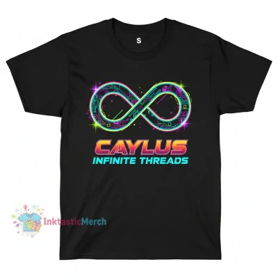 Caylus Merch Infinite T-Shirt - Men's Heavyweight Black (Size S)