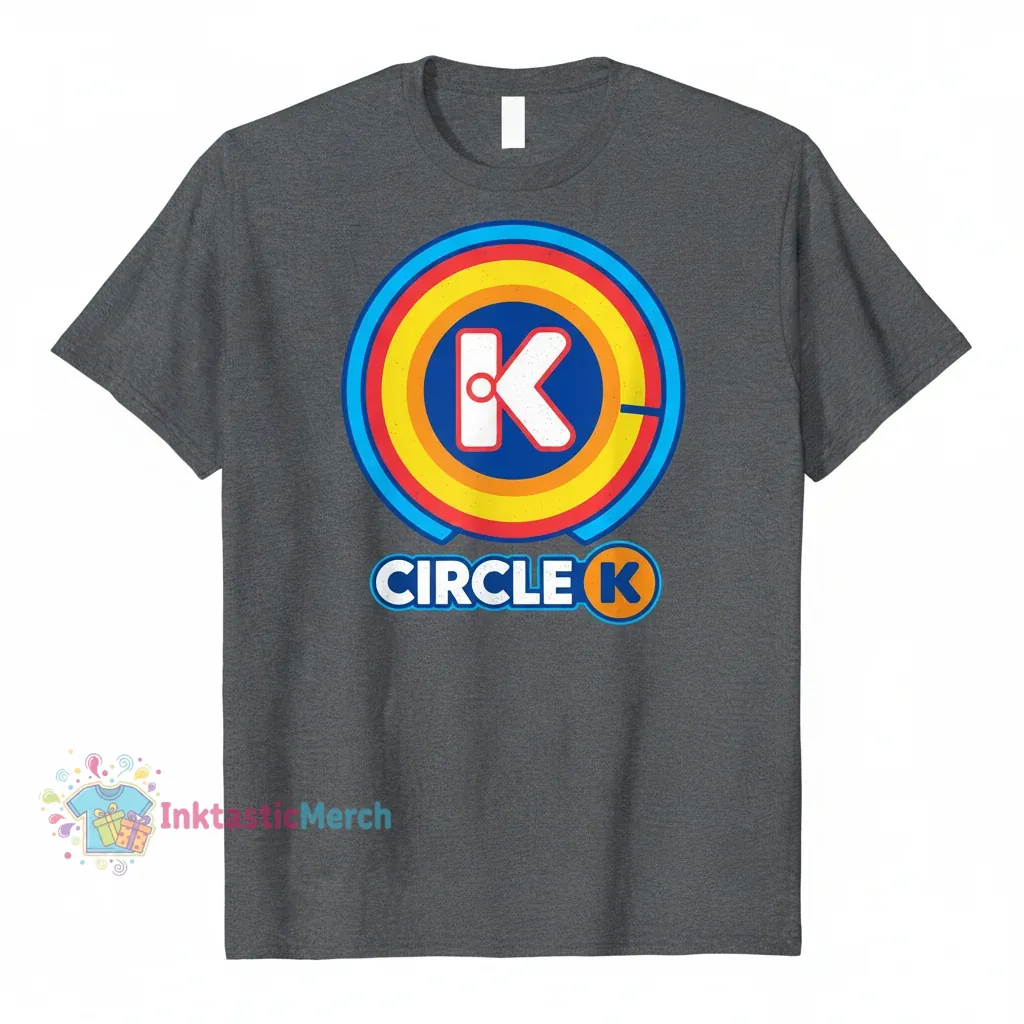Circle K Men's Heavyweight T-Shirt - Sport Grey 1 Circle K Men's Heavyweight T-Shirt - Sport Grey