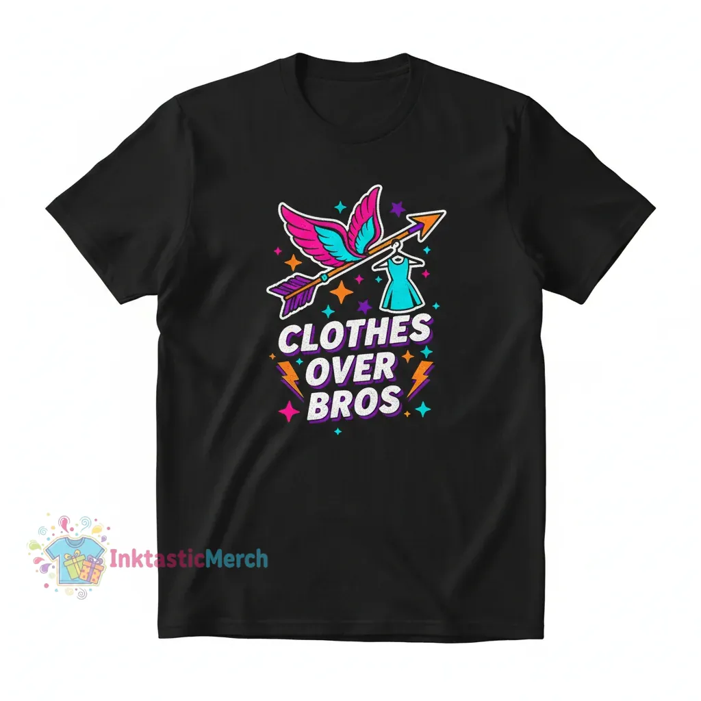 Clothes Over Bros Logo Shirt: One Tree Hill Brooke Davis Inspired Men's Heavyweight Tee - Small, Black 1 Clothes Over Bros Logo Shirt: One Tree Hill Brooke Davis Inspired Men's Heavyweight Tee - Small, Black
