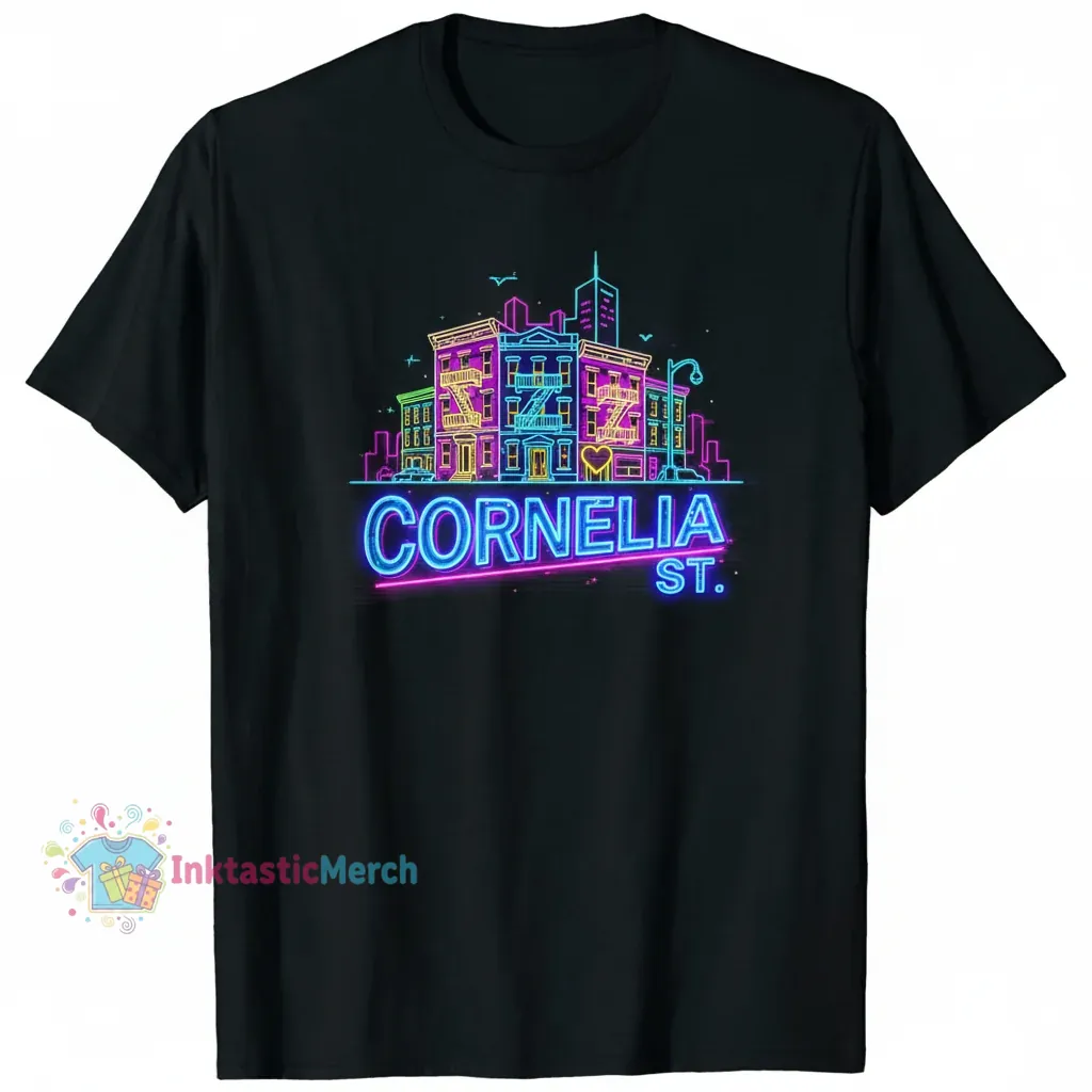 Cornelia Street Heavyweight Men's T-Shirt - Black, Size S 1 Cornelia Street Heavyweight Men's T-Shirt - Black, Size S