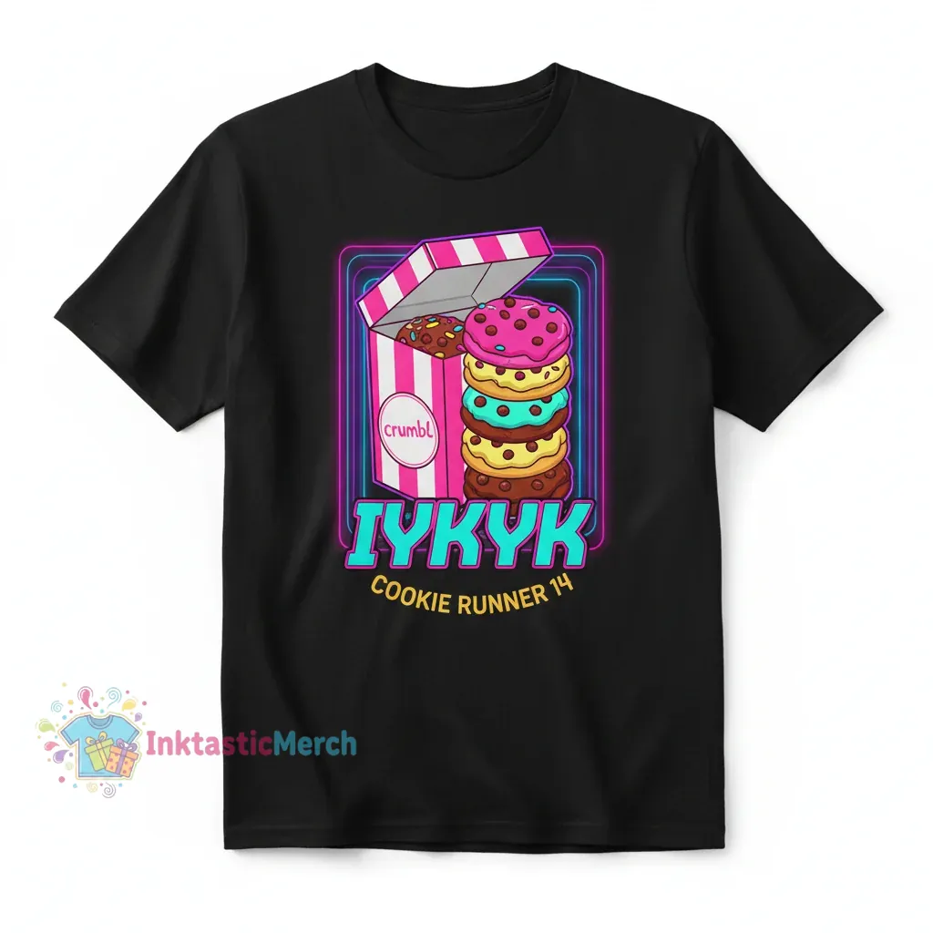 Crumbl Cookie IYKYK Men's Heavyweight T-Shirt - Black, Size S 1 Crumbl Cookie IYKYK Men's Heavyweight T-Shirt - Black, Size S