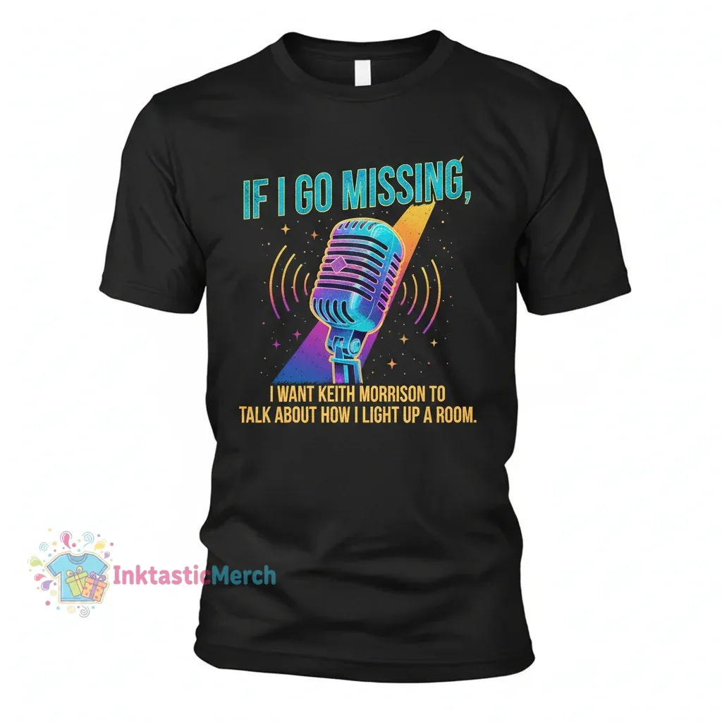 Dateline Keith Morrison Tee - Black Heavyweight Men's T-Shirt 1 Dateline Keith Morrison Tee - Black Heavyweight Men's T-Shirt