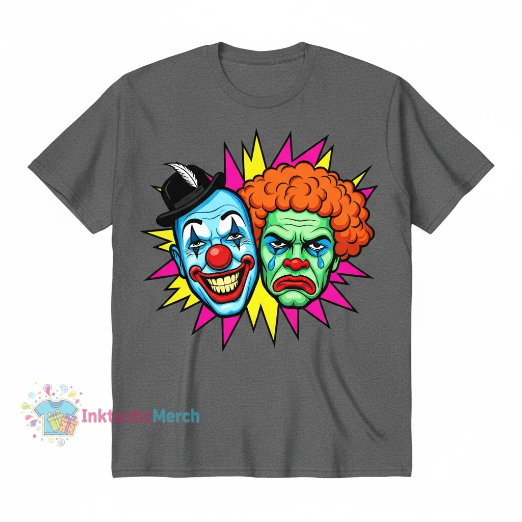Dave Portnoy Michael Rapaport Clown T-Shirt - Premium Men's Heavyweight Tee 1 Dave Portnoy Michael Rapaport Clown T-Shirt - Premium Men's Heavyweight Tee