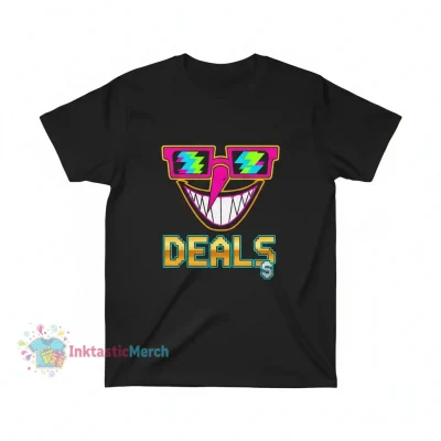 Deltarune Spamton Heavyweight T-Shirt - Black, Size S