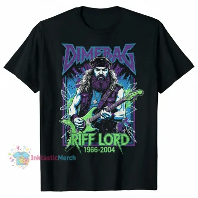 Dimebag Darrell Men's Heavyweight T-Shirt - Black (Size S)
