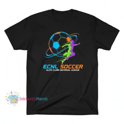 ECNL SOCCER T-Shirt Men's Heavyweight S Black