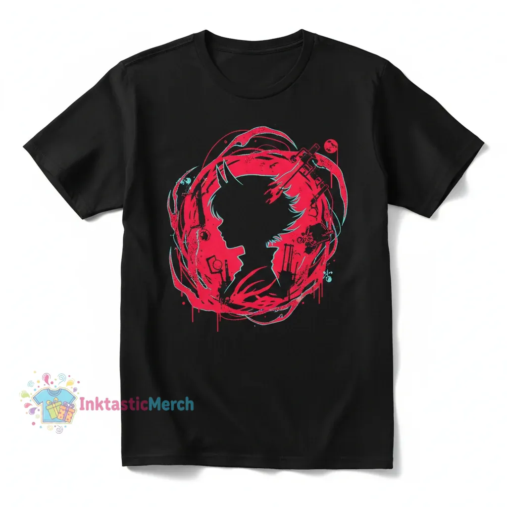 Elfen Lied Heavyweight Tee - Black 1 Elfen Lied Heavyweight Tee - Black