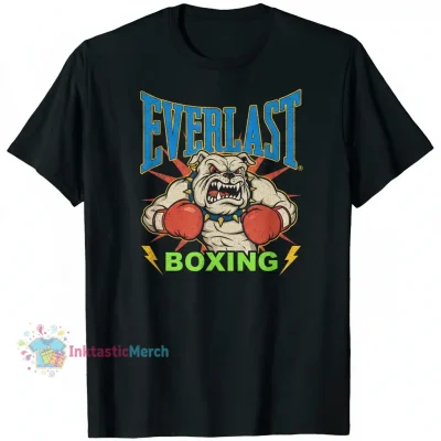 Everlast Boxing Men's Heavyweight T-Shirt - Black (Size S)