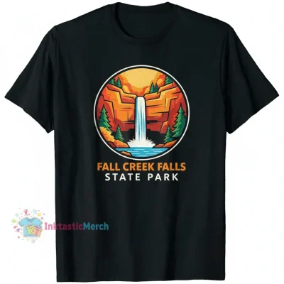 Fall Creek Falls Heavyweight Tee - Black