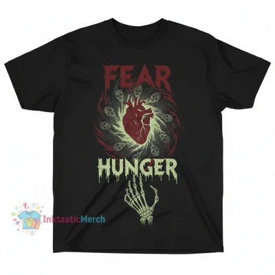 Fear and Hunger Game T-Shirt Men's Heavyweight S Black