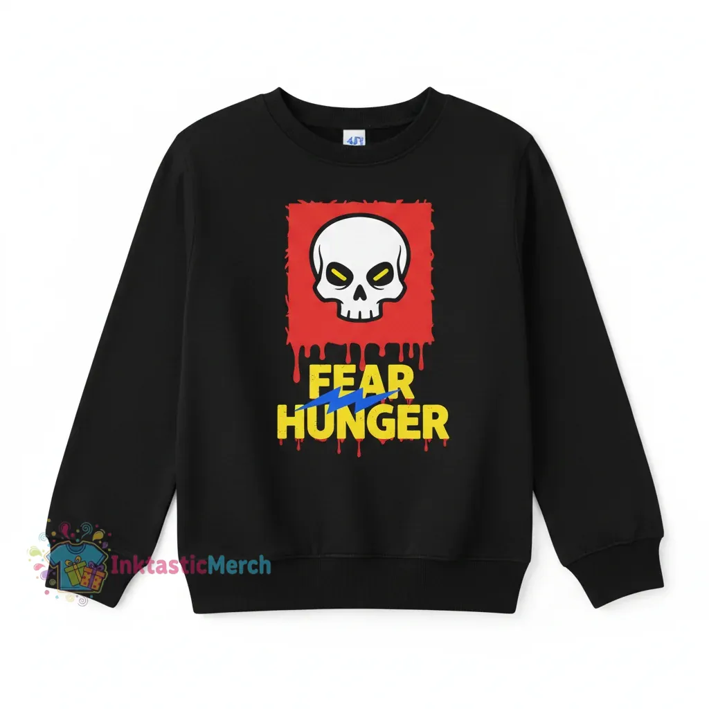Fear And Hunger Sweatshirt: Black, 4T - A Timeless Classic 1 Fear And Hunger Sweatshirt: Black, 4T - A Timeless Classic