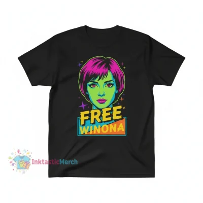 Free Winona T-Shirts: Men's Heavyweight T-Shirt in Classic Black