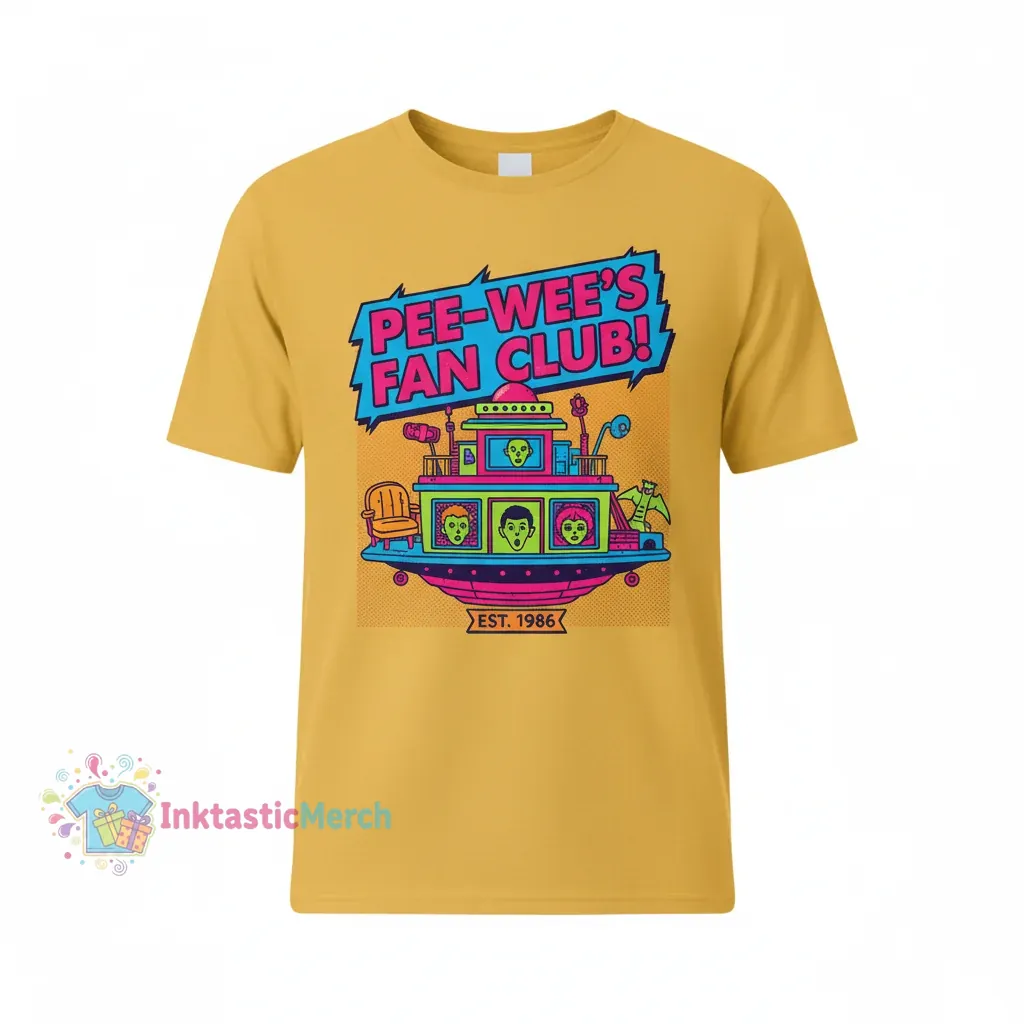 Retro Pee-wee's Playhouse Tee - 90s Nostalgia 1 Retro Pee-wee's Playhouse Tee - 90s Nostalgia