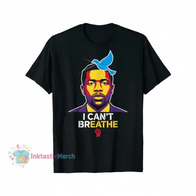 George Floyd "I Can't Breathe" T-Shirt - Men's Heavyweight Black - Size S