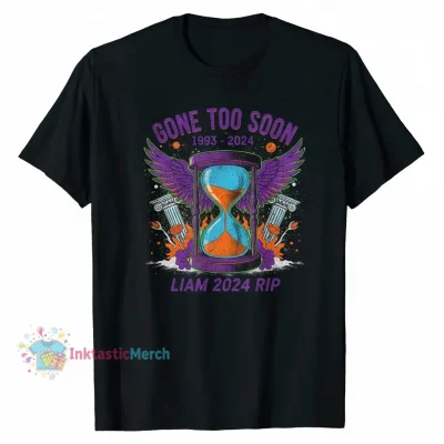 Gone Too Soon Liam 2024 Rip Men's Heavyweight T-Shirt - Black