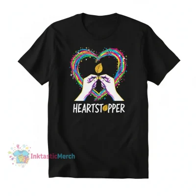 Heartstopper Classic Tee | Black | Men's Small