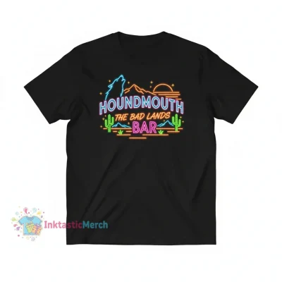 Houndmouth Neon Sign T-Shirt - Classic Black Men's Size S (Blank)