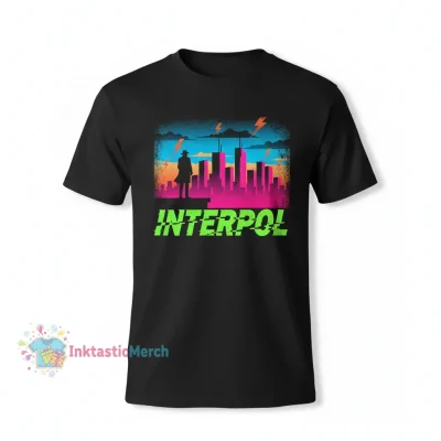 Interpol Heavyweight T-Shirt - Black (Size S)