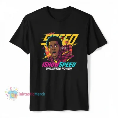 Ishowspeed Graphic Heavyweight Tee - Black (S)