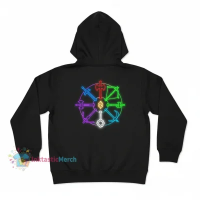 Legend Of Dragoon T-Shirt Classic Zip Hoodie Youth Size S Black