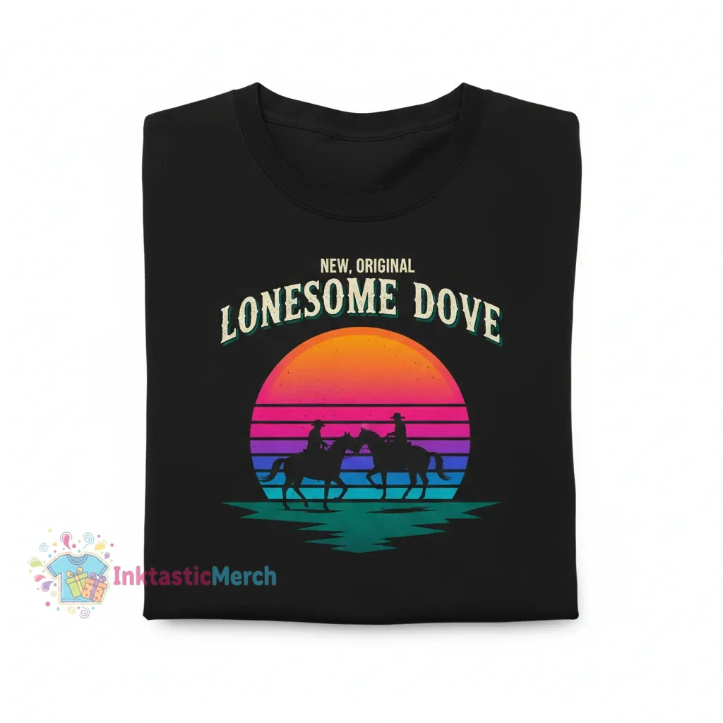 Lonesome Dove Men's Heavyweight T-Shirt - Sport Grey 1 Lonesome Dove Men's Heavyweight T-Shirt - Sport Grey