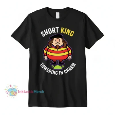 Lord Farquaad "Handsome" Shrek Men's Heavyweight T-Shirt - Black, Size S