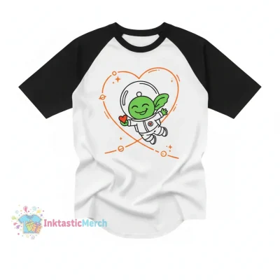 Kerbal Space Program KSP Baseball Tee - Men's S White/Black