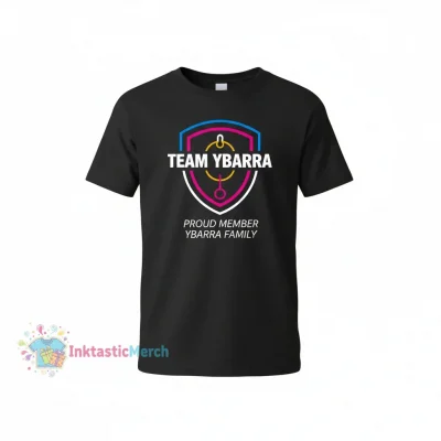 Team Ybarra Family Pride: Youth Heavyweight T-Shirt in Black