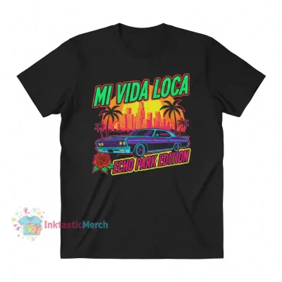 Mi Vida Loca Echo Park Edition Heavyweight T-Shirt - Men's Small Black