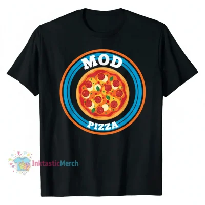 MOD PIZZA Men's Heavyweight T-Shirt - Black, Size S