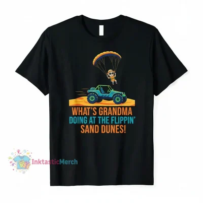 Napoleon Dynamite: Grandma Sand Dunes Tee - Black