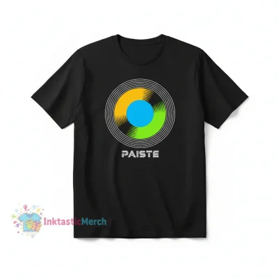 Paiste Logo Tee - Men's Heavyweight S Black