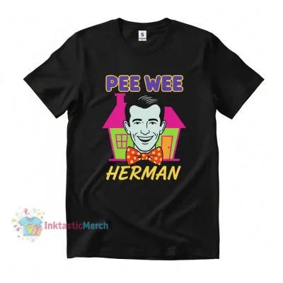 Pee Wee Herman Men's Heavyweight T-Shirt - Black, Size S