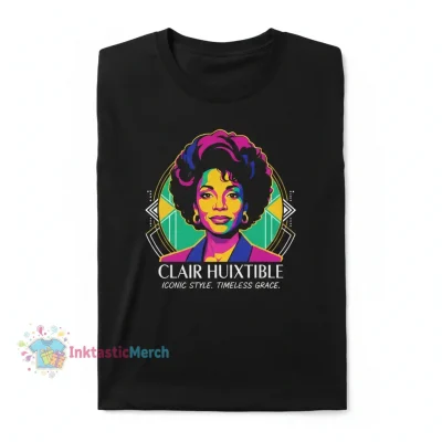 Punktify Clair Huxtable Phylicia Rashad TV Show Classic Men's T-Shirt - Black