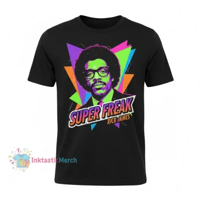 Rick James Super Freak Vintage Heavyweight T-Shirt - Men's Size S, Black