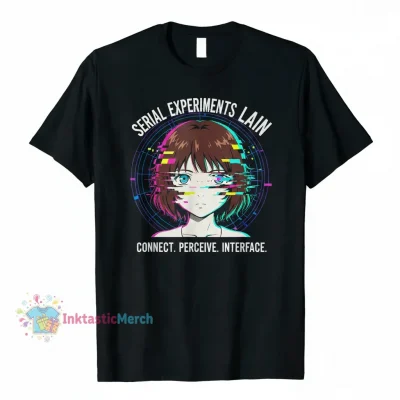 Serial Experiments Lain Heavyweight T-Shirt - Men's Small, Black