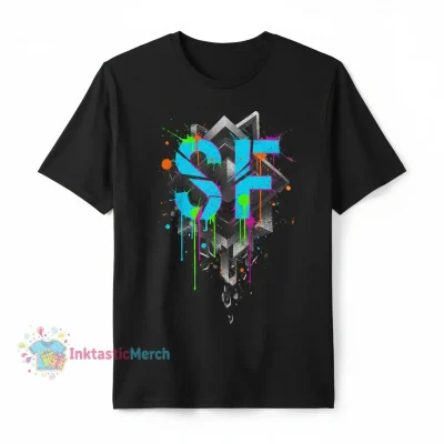 SF Sanity's Fall Blurry Heavyweight T-shirt - Black, Size S