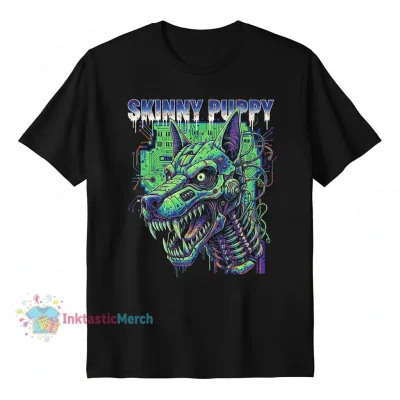 Skinny Puppy Merchandise Men's Heavyweight T-Shirt - Black, Size S
