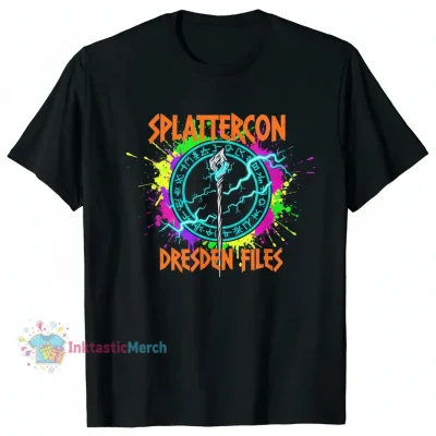 Dresden Files SplatterCon Men's Heavyweight T-Shirt - Black, Size S