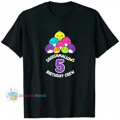 Squishmallows Classic Black Men's T-shirt | Sizes S-XL