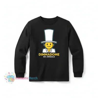Doug Dimmadome Classic Long Sleeve T-Shirt - Youth XL Black