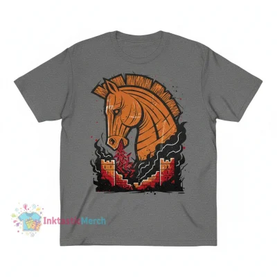 The Fall of Troy Men's Heavyweight T-Shirt - Sport Grey - Size M