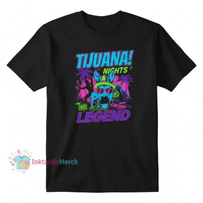 Tijuana Donkey Show Urban Legend T-Shirt: Heavyweight Comfort, Lasting Style (Youth XL, Black)