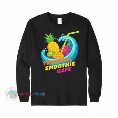 Tropical Smoothie Cafe Classic Long Sleeve Shirt - Unisex XL Black