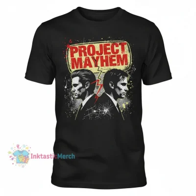 Tyler Durden Fight Club Men's Heavyweight T-Shirt - Black, Size S