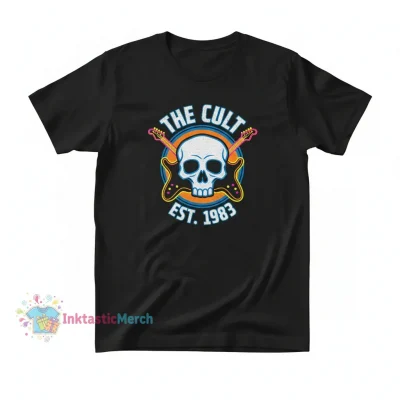 The Cults Band Tribute Retro Classic Men's T-Shirt - Vintage Black S