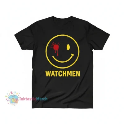 Watchmen T-Shirt Men's Heavyweight - Classic Black, Size S