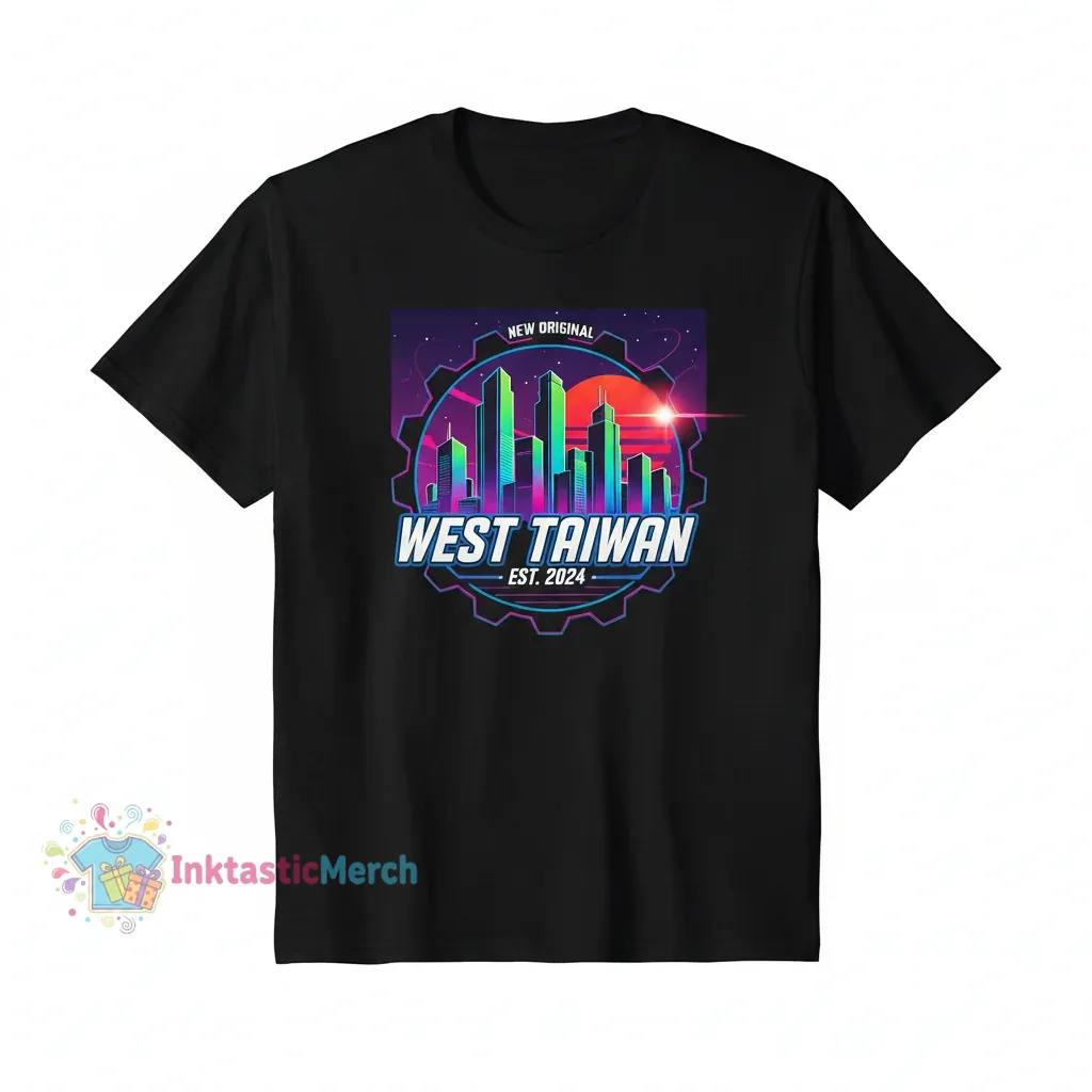 West Taiwan Classic Fit Men's T-Shirt - Black, Size S 1 West Taiwan Classic Fit Men's T-Shirt - Black, Size S