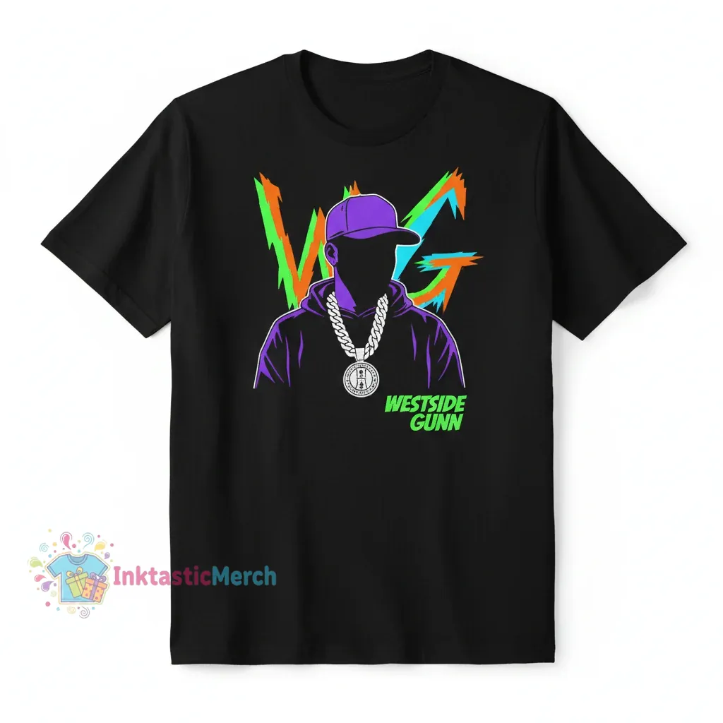 Westside Gunn Men's Heavyweight T-Shirt - Black (Size S) 1 Westside Gunn Men's Heavyweight T-Shirt - Black (Size S)