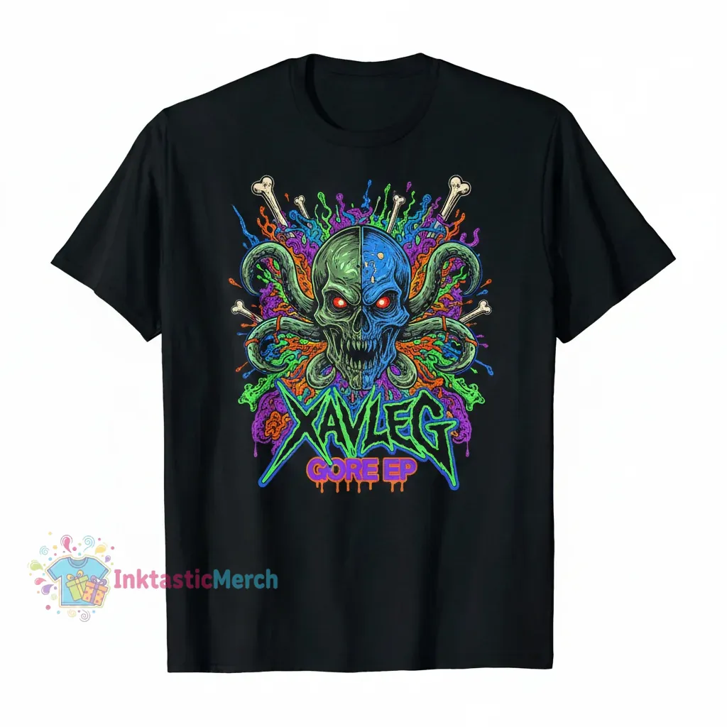 Xavleg Gore Ep Merch T-Shirt: Embrace Your Style 1 Xavleg Gore Ep Merch T-Shirt: Embrace Your Style